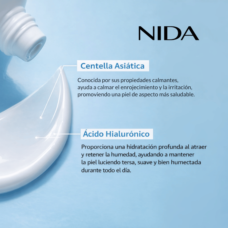 Crema Facial NIDA™ | Piel más suave, firme e hidratada con el uso diario